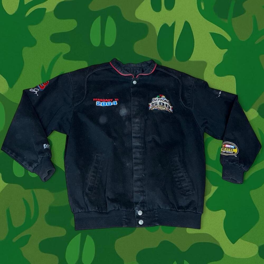 Vintage 2004 Dale Earnhardt Jr Daytona 500 Champion Jacket L